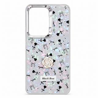 کاور Black Bow هولوگرامی گل رز برای Poco X7 Pro
