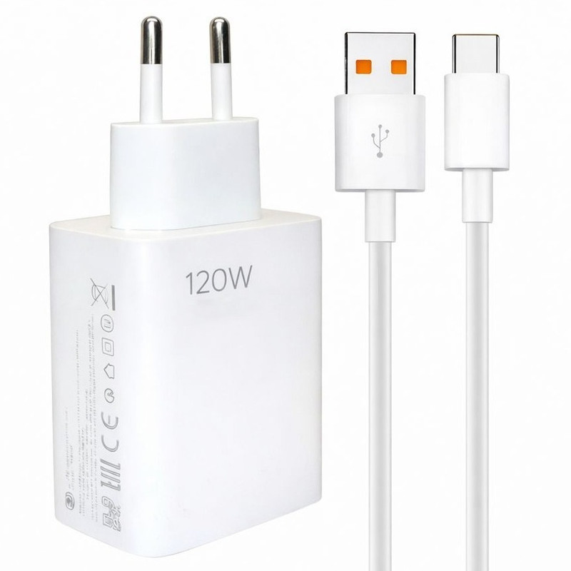 شارژر دیواری 120 وات به همراه کابل USB-C