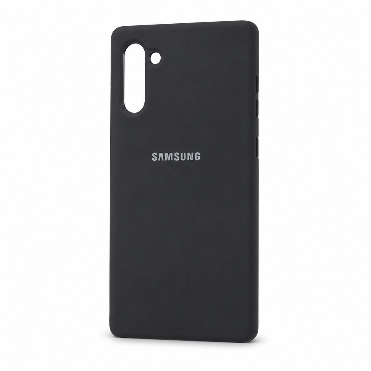 قاب سیلیکونی مشکی گوشی سامسونگ گلکسی نوت 10 با لوگوی Samsung