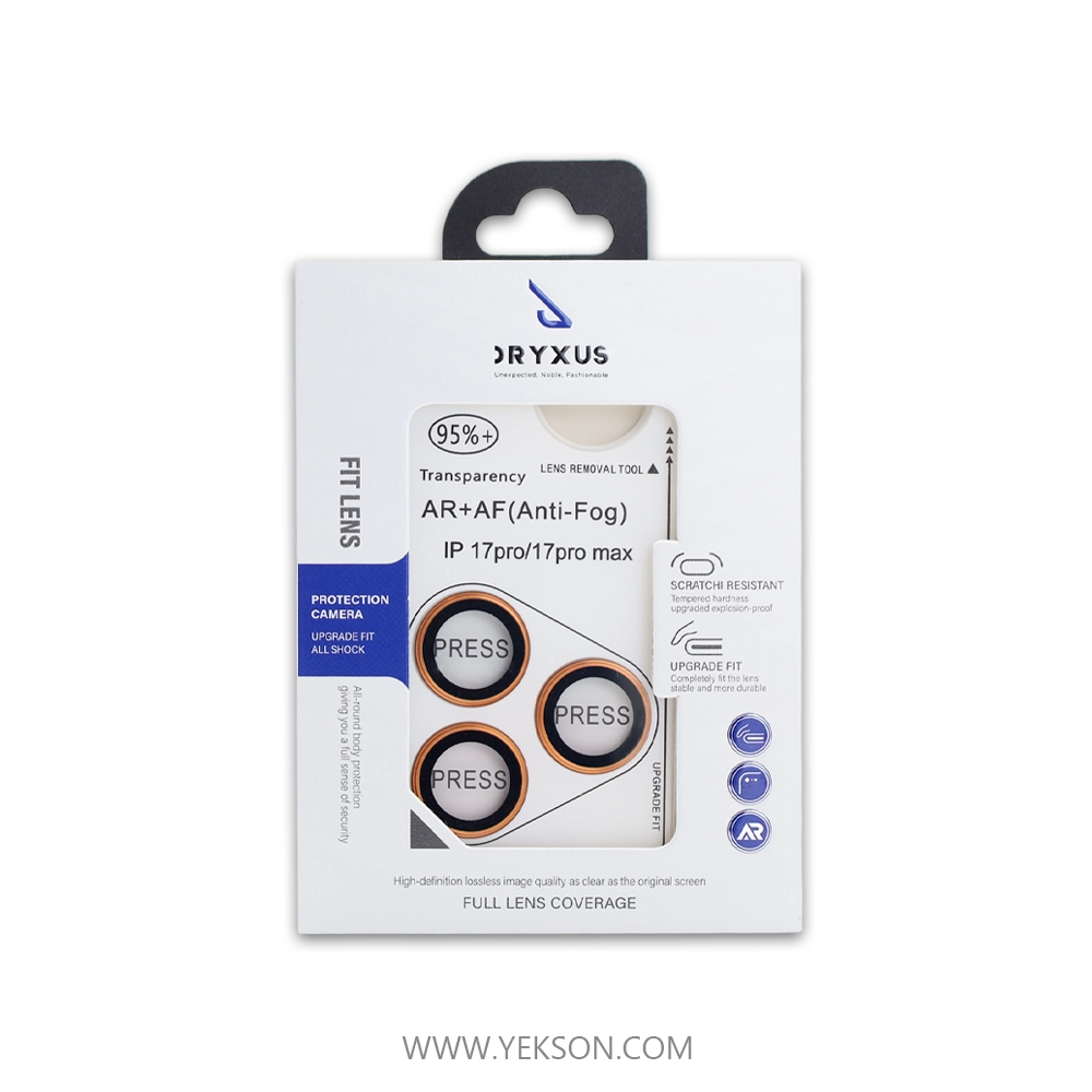 محافظ لنز رینگی شابلون دار ORYXUS مدل آیفون 17PROMAX