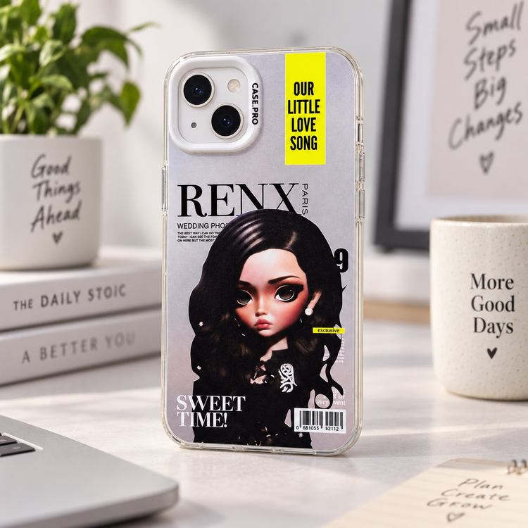 قاب آیفون ۱۳ نرمال RENX Fashion | کاور مقاوم با طراحی خاص