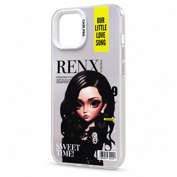 قاب آیفون ۱۳ نرمال RENX Fashion | کاور مقاوم با طراحی خاص
