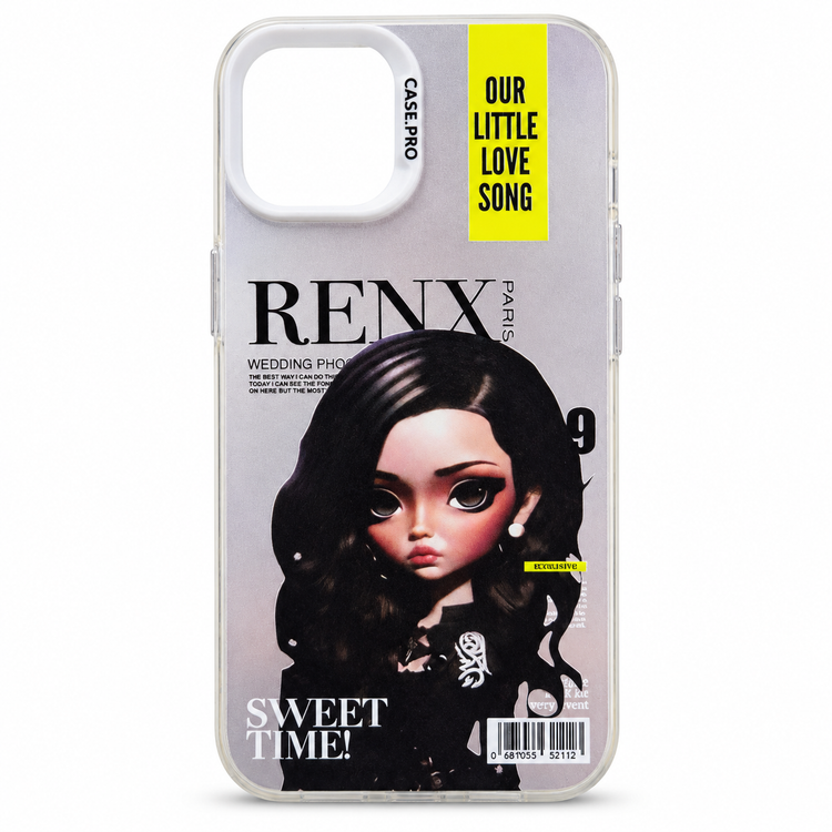 قاب آیفون ۱۳ نرمال RENX Fashion | کاور مقاوم با طراحی خاص